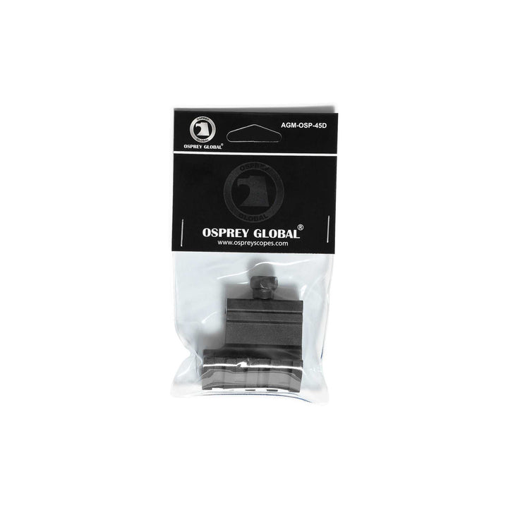 Osprey 45° Offset Rail Mount – Picatinny Angle Mount for Optics &amp; Accessories