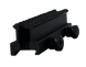 Black aluminum alloy AR Full Riser with easy installation and included mounting tools