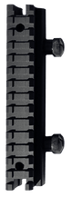 Black aluminum alloy AR Full Riser with easy installation and included mounting tools