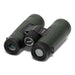 Matte green 10x42 waterproof binoculars with BAK4 prism lenses and center focus system