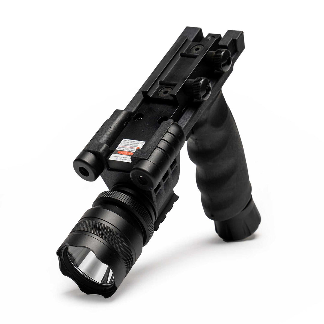 Osprey Vertical Foregrip – 750 Lumen Flashlight &amp; Blue Laser Combo