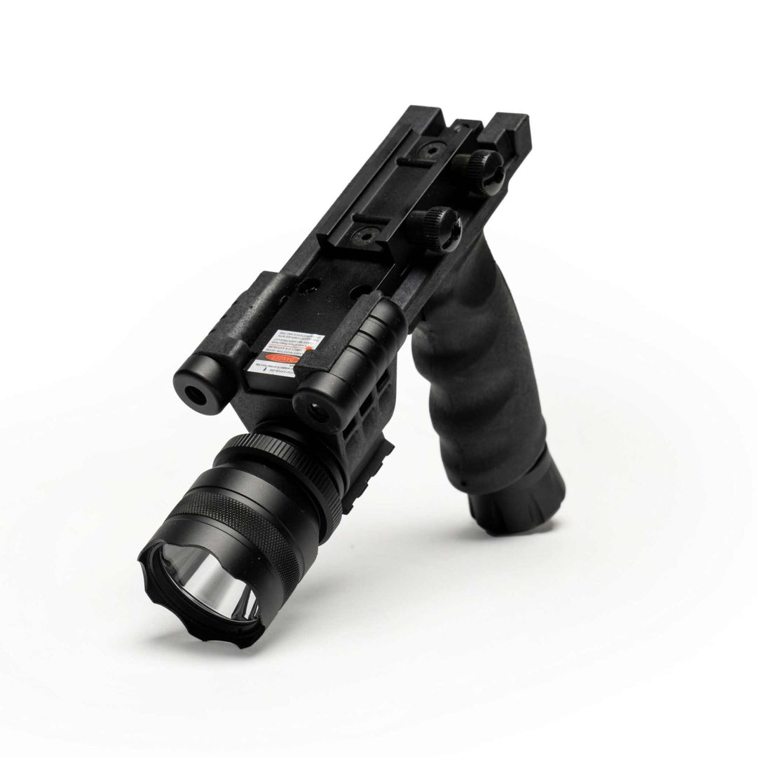 Osprey Tactical Vertical Grip – Flashlight &amp; Green Laser Combo (500 Lumen)
