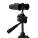 Black binocular tripod adapter securely attaching binoculars to tripod for hands-free use and enhanced stability