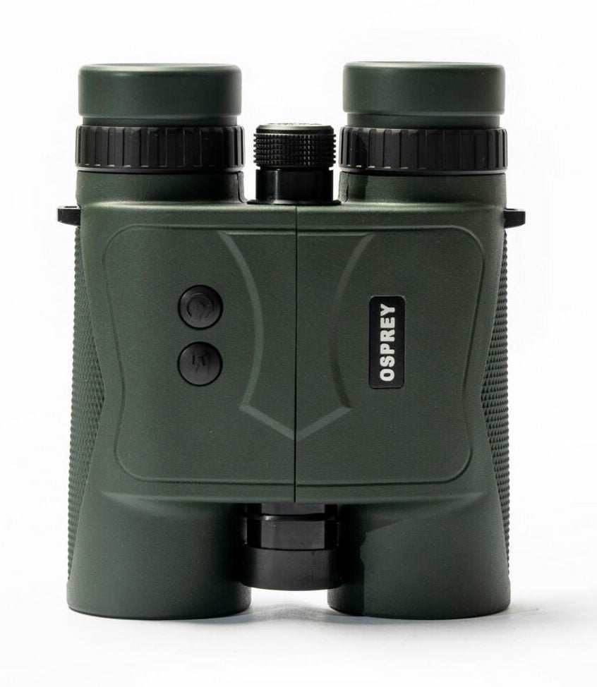 10x42 multifunction binoculars with laser rangefinder, waterproof, 10x magnification, 42mm objective lens, Osprey brand