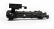 Black swivel bipod made of aluminum alloy with adjustable legs and quick attach design for picatinny or weaver rails
