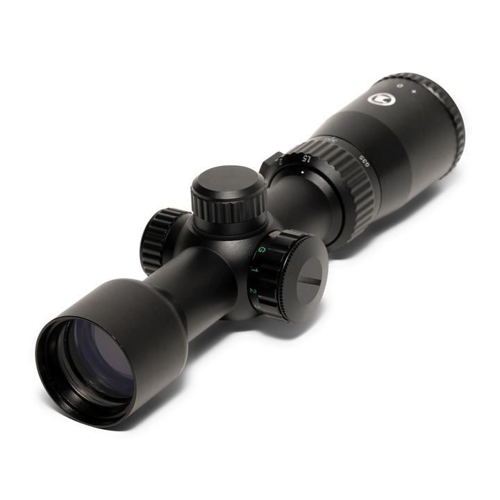 Osprey Crossbow 1.5-5x32 illuminated hunting crossbow scope with drop compensation reticle