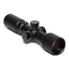 Compact 3-9x42 rifle scope with adjustable magnification, illuminated reticle, and picatinny mounts