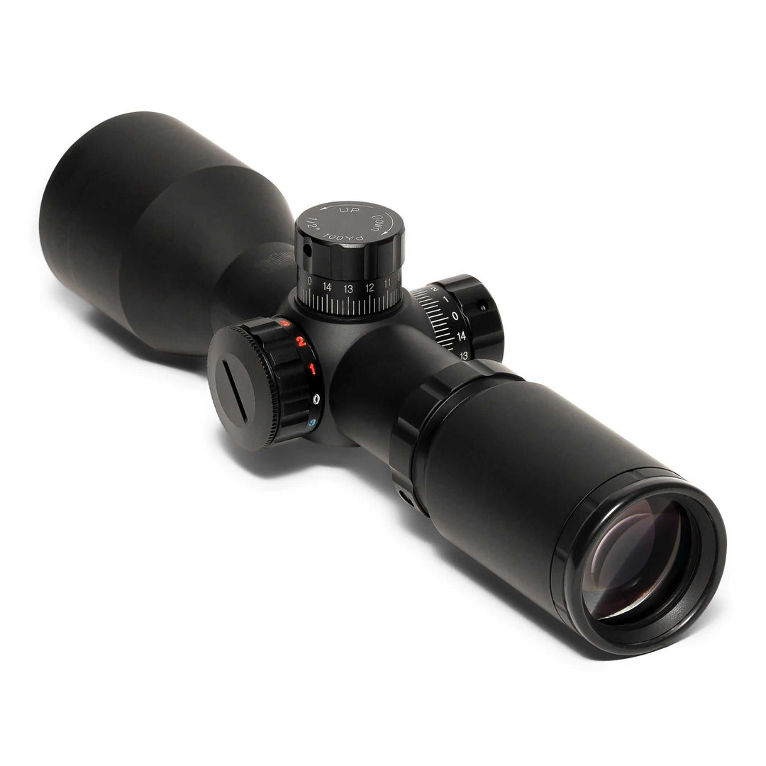 Osprey Compact 3-9x42 rifle scope with illuminated reticle and durable 30mm tube for versatile hunting and tactical use