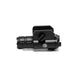 Compact black pistol tactical light with 600 lumens brightness and Picatinny rail mount.