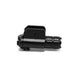 Compact black pistol tactical light with 600 lumens brightness and rear rocker switch, weapon-mountable on Picatinny rails.