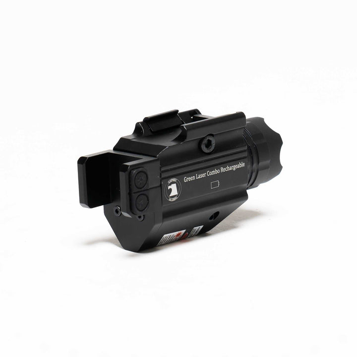 Osprey Green Laser Flashlight Combo – 300 Lumen Pistol Tactical Light &amp; Laser (Rechargeable)