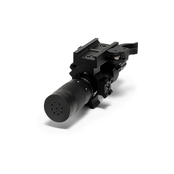 Osprey green laser designator for hunting with focusable beam and reticle filters