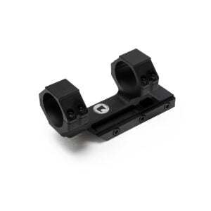 30MM one piece mount made of high-grade aluminum alloy with matte corrosion-resistant finish, slim design, and strong recoil resistance for scope mounting