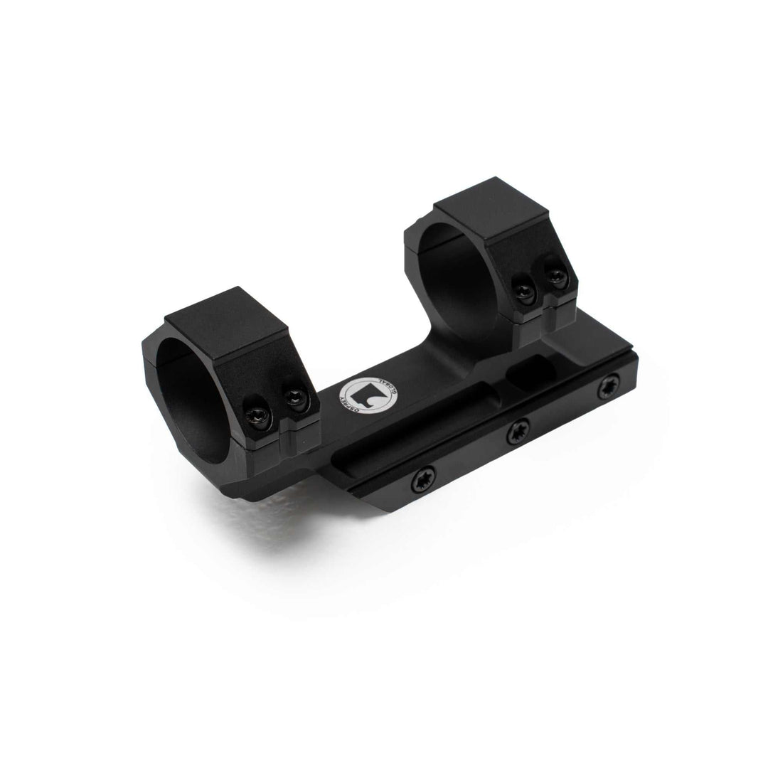 Lightweight 30mm one-piece aluminum scope mount for rifles with slim, durable design