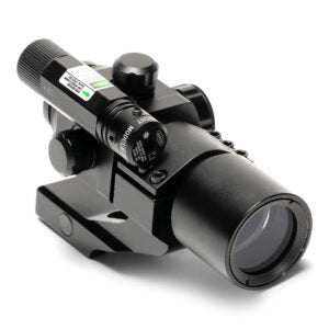 Osprey Red Dot Sight with Green Laser – 5 MOA Fiber Optic Optic Combo