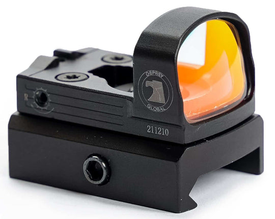 RMSc Red Dot sight for optics ready handguns with aluminum alloy body and multi-coated lens
