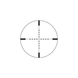 Illuminated Mil-Dot reticle of Osprey Standard 1.5-5x32 MDG Scope in black and white