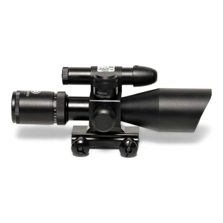 Osprey 2.5-10x40MDG Rifle Scope | Illuminated Mil-Dot Scope with Green Laser