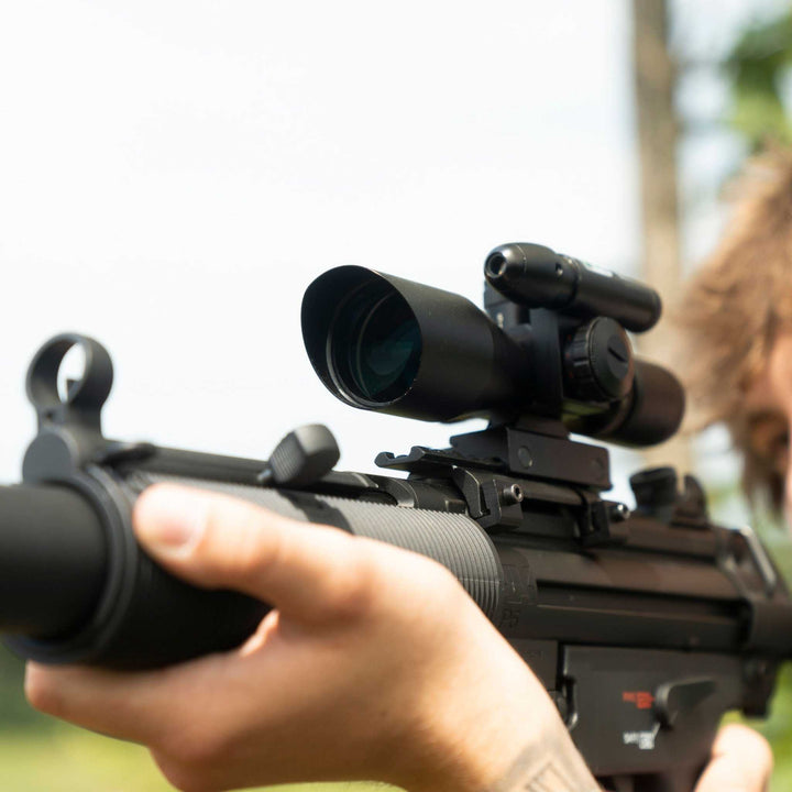Osprey 2.5-10x40MDG Rifle Scope | Illuminated Mil-Dot Scope with Green Laser