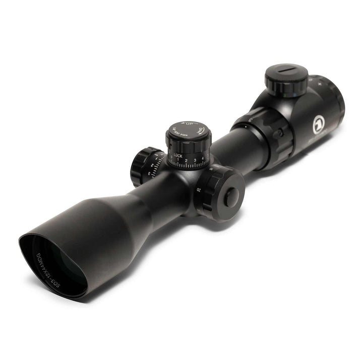Osprey Standard 3-12x44MDG Rifle Scope | Illuminated Mil-Dot Hunting Scope