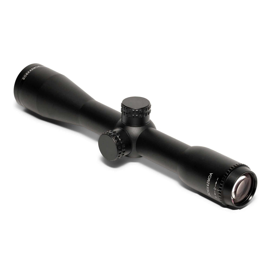 Osprey Standard 6x42 MOA fixed power hunting rifle scope with etched glass Mil-Dot reticle