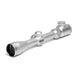 Silver 3-9x40MDG rifle scope with satin finish, illuminated Mil-Dot reticle, fully multi-coated lenses, fog proof, waterproof, shockproof, and matching ring mounts.