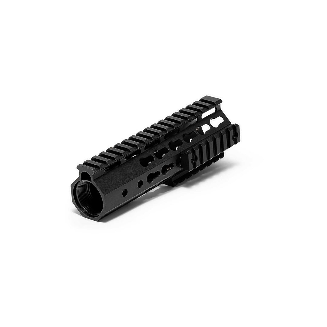 Osprey Global 7-inch free float Keymod rifle handguard in matte black steel
