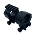 MT NRN 480 Scope mounts with 30mm tube, rail mount, lifetime warranty, and Allen wrench included
