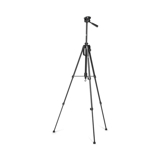 Tripod for the Spotting Scope with 360-degree motion, adjustable height up to 55 inches, and universal adapter for cameras and scopes.
