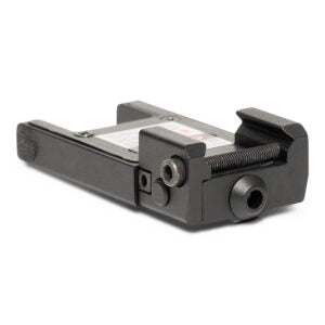 Ultra Thin Red Laser for handguns and rifles with recoil tested flat design and ambidextrous features