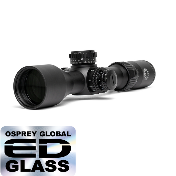 Osprey USA 2.5-20×50 First Focal Plane rifle scope with ED glass and 34mm tube for precision shooting