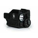 Compact Green Laser Flashlight Combo for subcompact pistols with 5mW green laser and 280 lumen strobe light