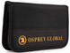Black nylon Osprey Global boresight pouch with zipper, 13 loops for calibers, and extra battery pocket.