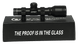 Osprey Standard 2.5x20DP black matte rifle scope with 2.5x magnification and duplex reticle on product box